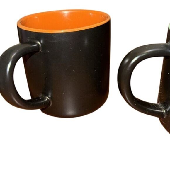 Mr. T Illustrated Black & Orange Coffee Mug By Domo Ink - Picture 2 of 4